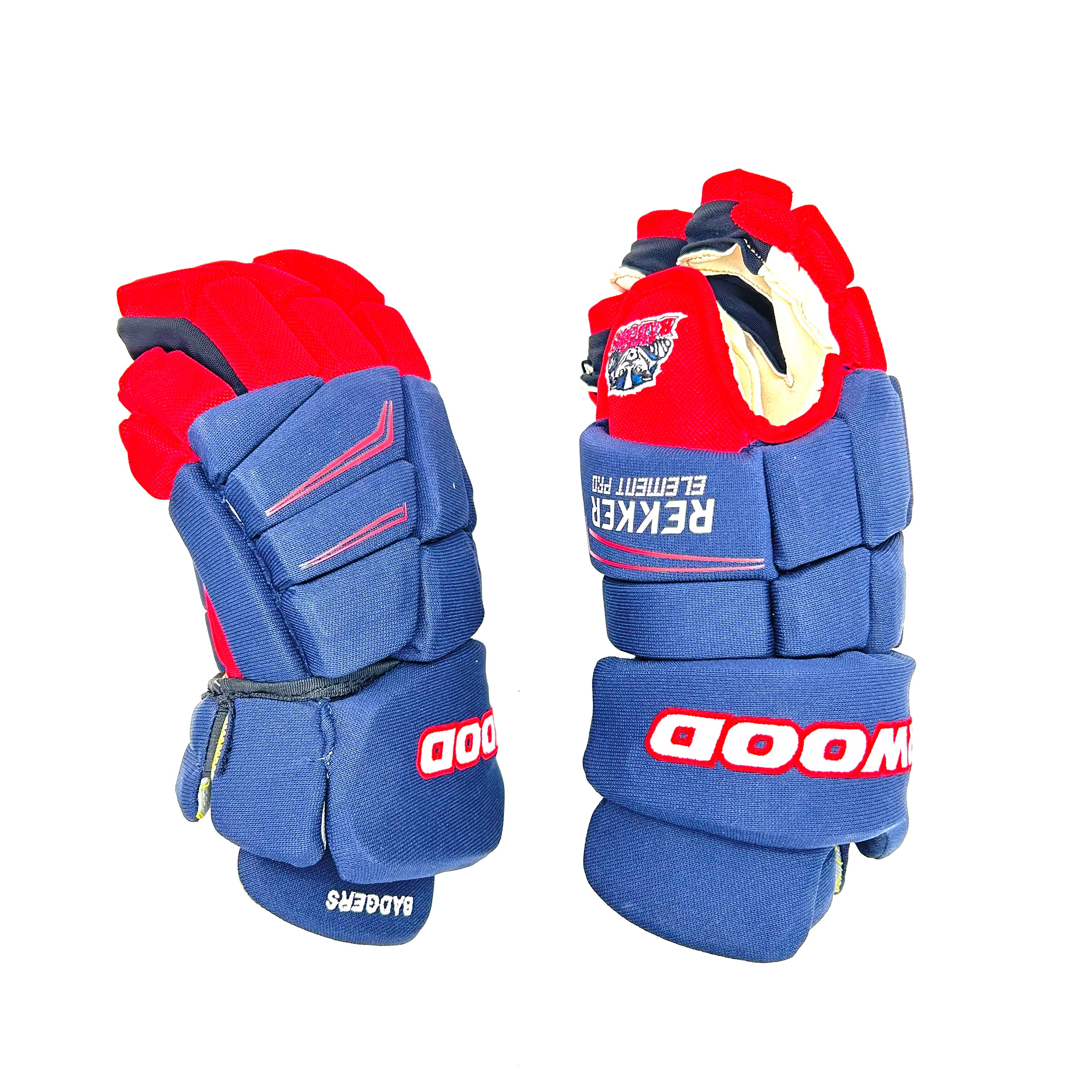 Sher Wood Rekker Element Pro - Gant Pro Stock (bleu marine/rouge)